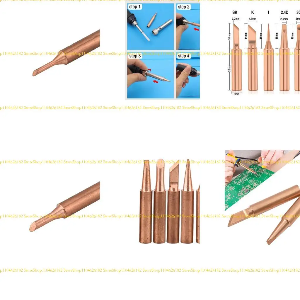 

Q2Q4 936 Electric Soldering Iron for Head Non 900M-T for Lower Temperature Soldering Improve Welding Efficiency