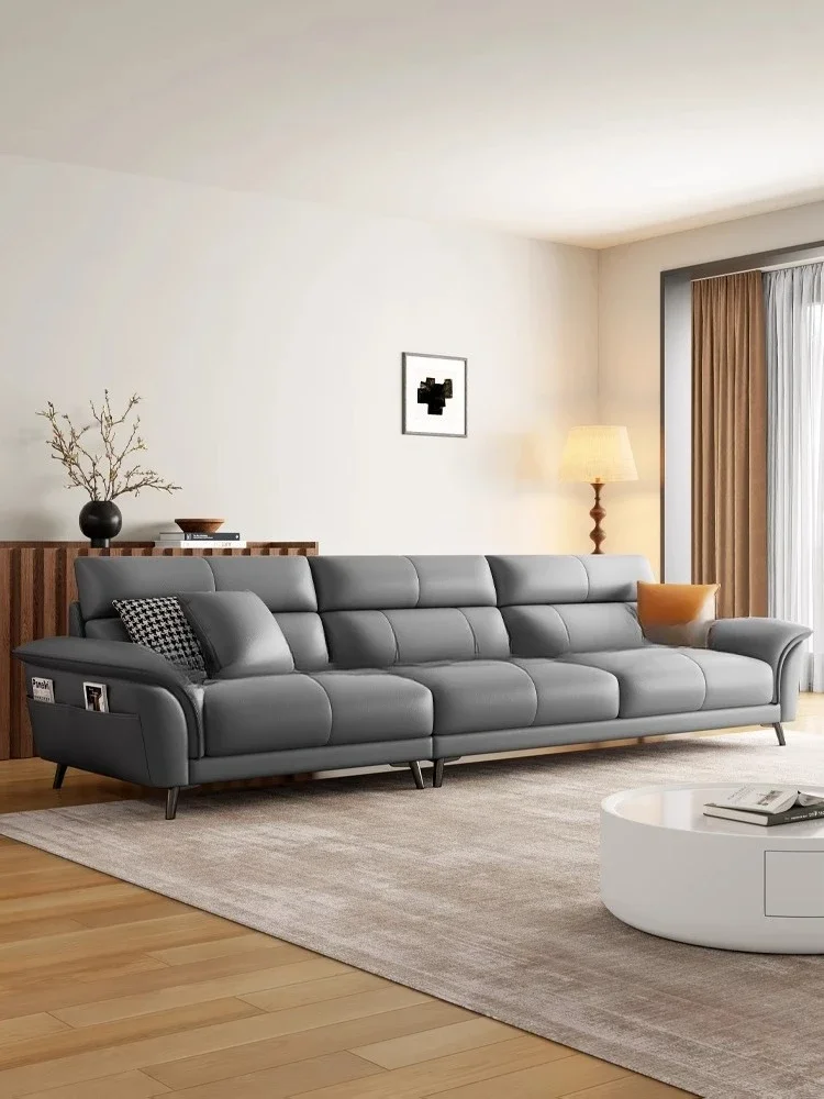 Simple and modern new home living room small apartment technology cloth sofa