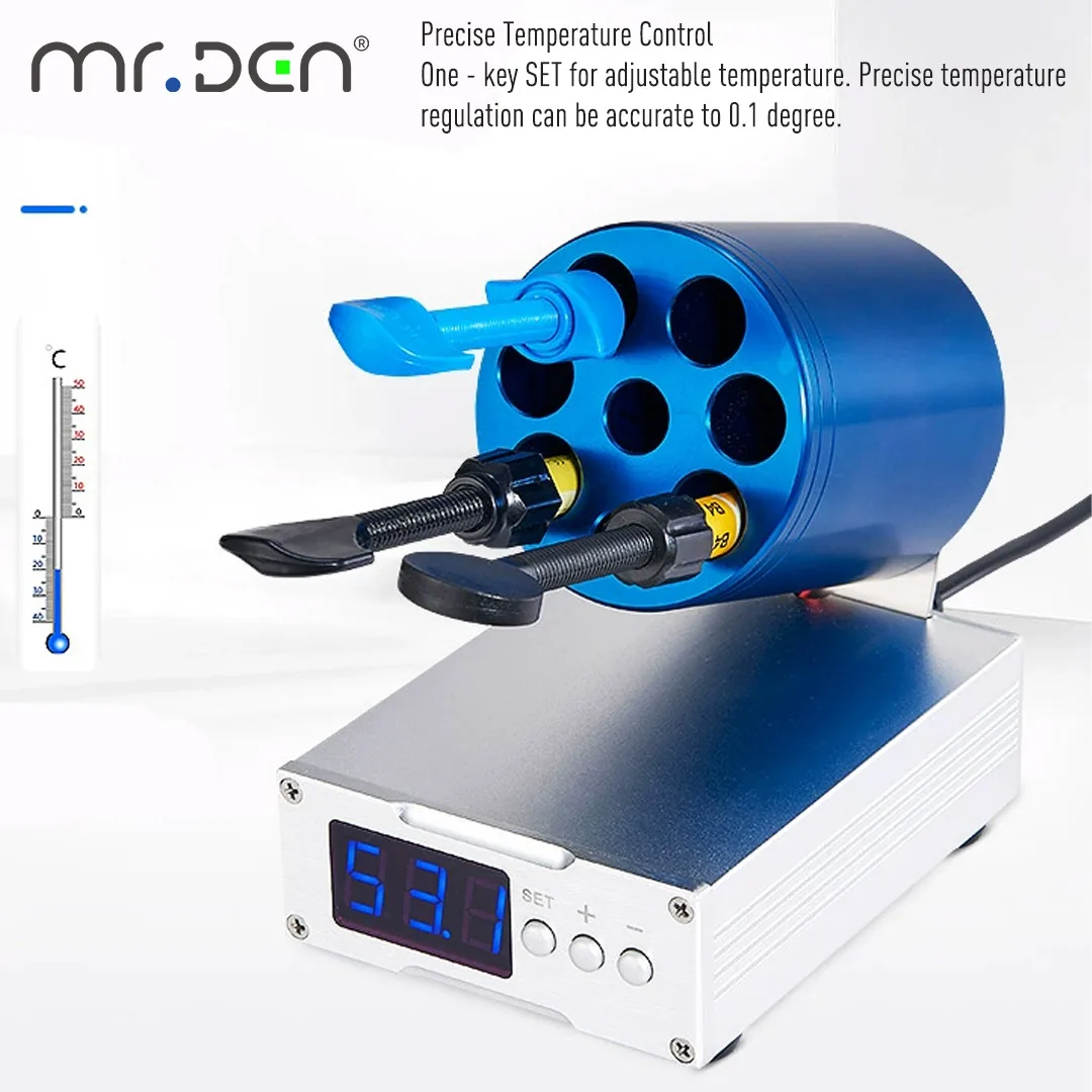 Profesjonalny podgrzewacz do kompozytów dentystycznych, szybkie nagrzewanie, precyzyjna kontrola temperatury, odporny na wysokie temperatury, sprzęt dentystyczny.