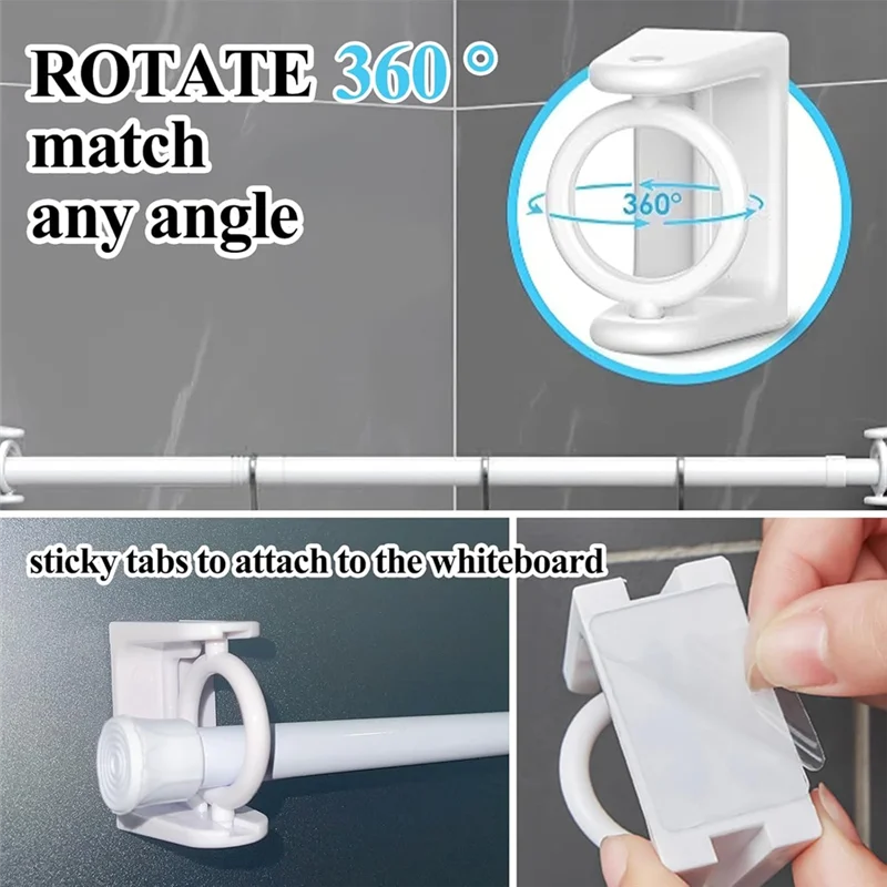 Popular Whiteboard Mountable Adjustable Flip Calendar Holder Set 16-28 Inches For Classroom Date Cards Calendar Chart Rod