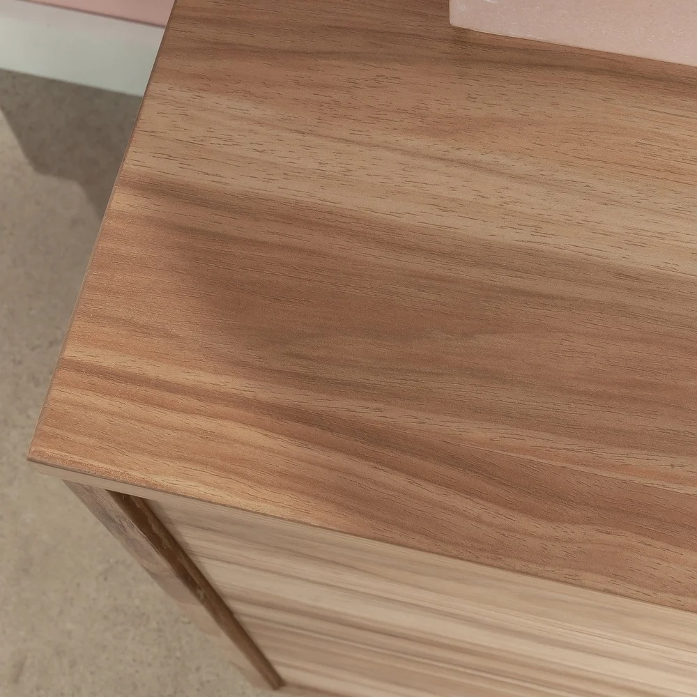 Classeur latéral à 2 tiroirs, rangement de bureau verrouillable, organisateur de fichiers, Surface en mélamine, bords thermoplastiques durables, Extension complète