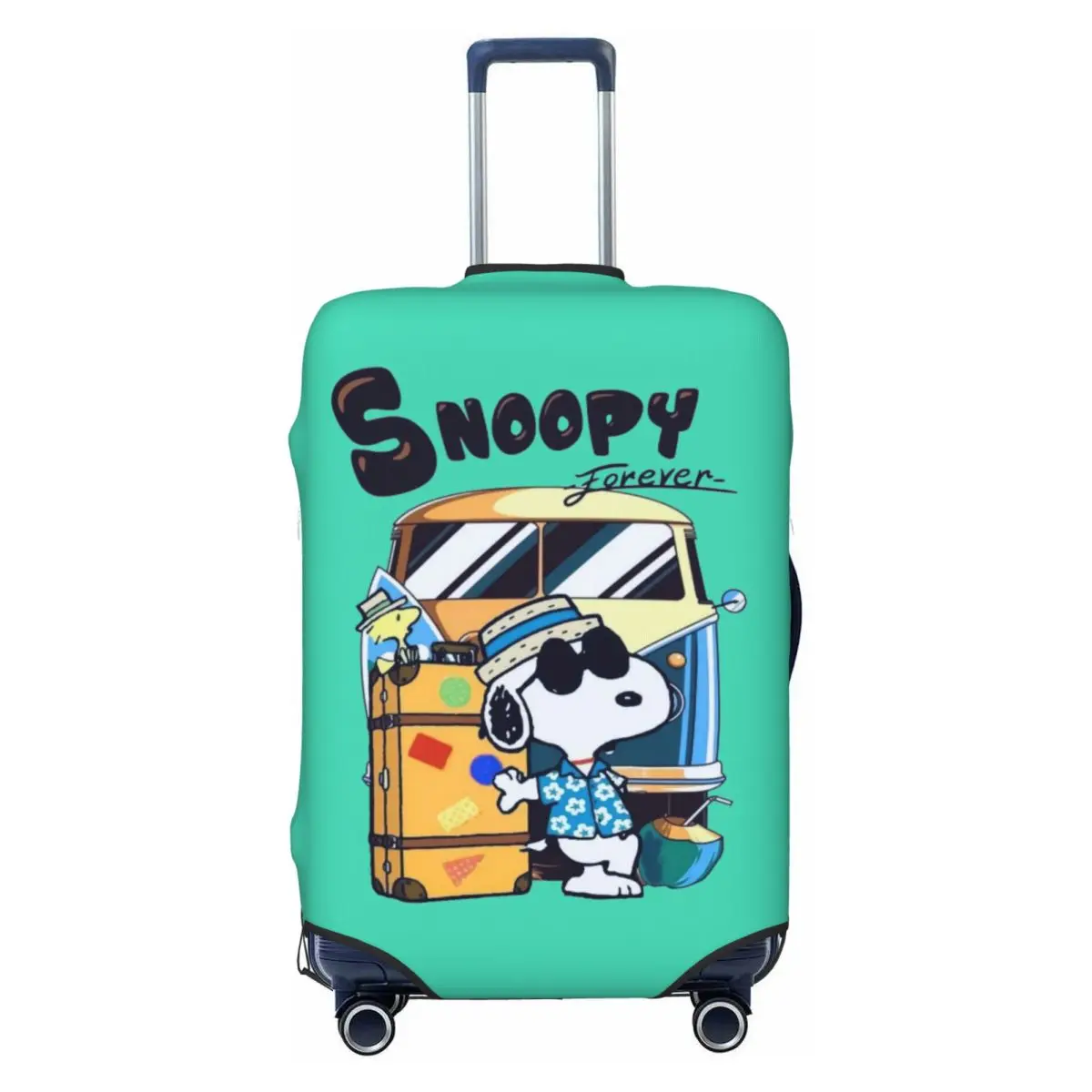 

Custom Fashion S-snoopys Forever Luggage Cover Protector Elastic Travel Suitcase Covers