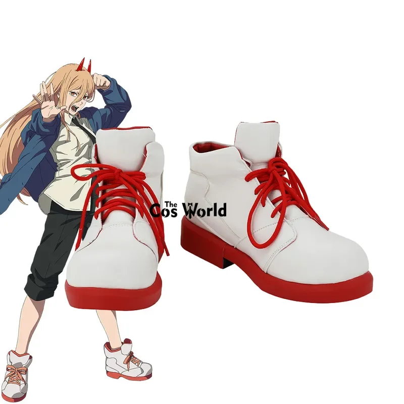 

Power anime custom cosplay shoes boots