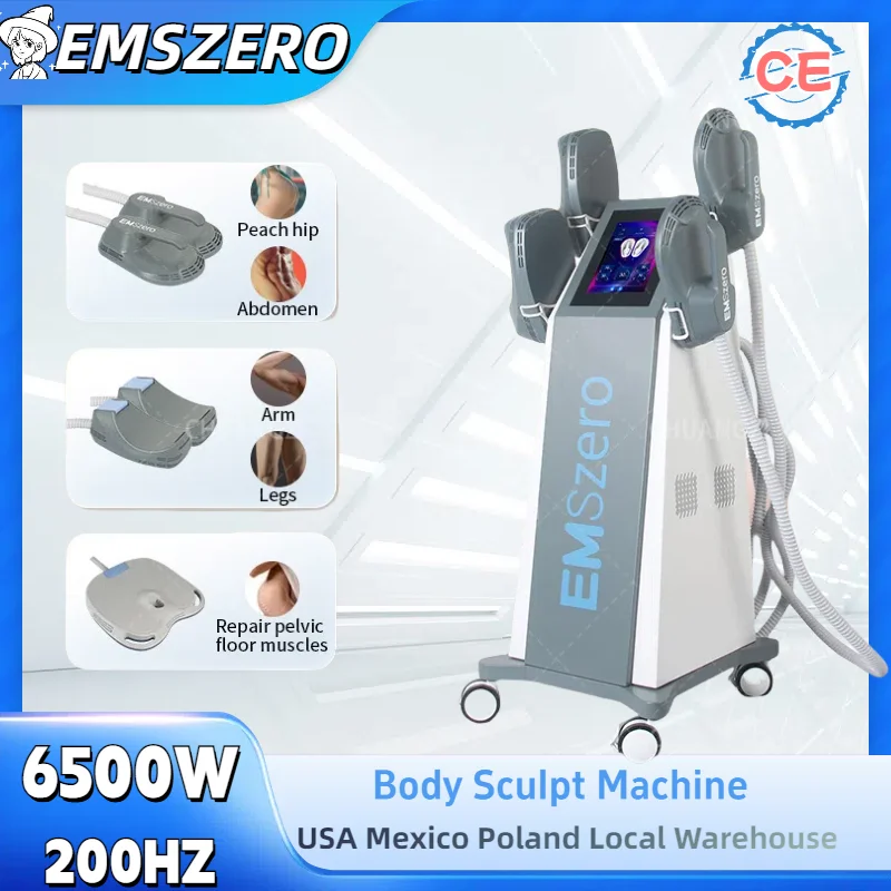 

DLS-EMSlim Machine RF EMS Body Sculpt Hi-emt 2024 Neo 6500W Sculpting Pelvic Pads Fat Muscle Stimulation Slimming EMSZERO Salon