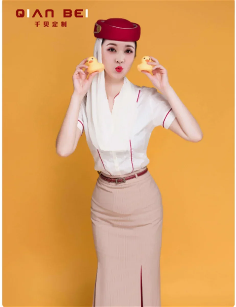 Flight attendant uniform professional suit