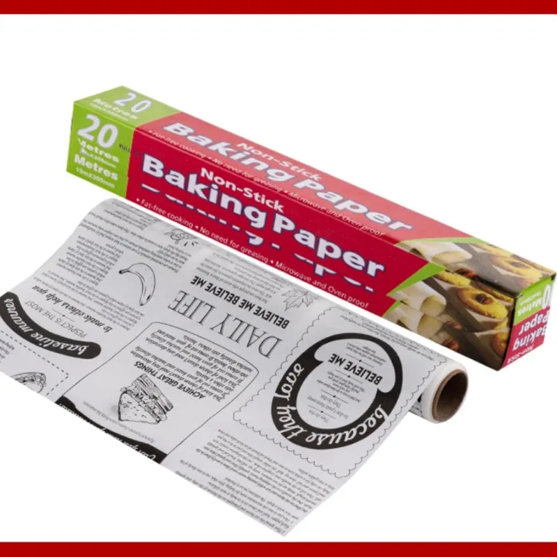 Paper for Baking Eco-Friendly Reusable Sandwich Wrap Paper, Nonstick Parchment Paper Roll for Air Fryer Oven & Microwave