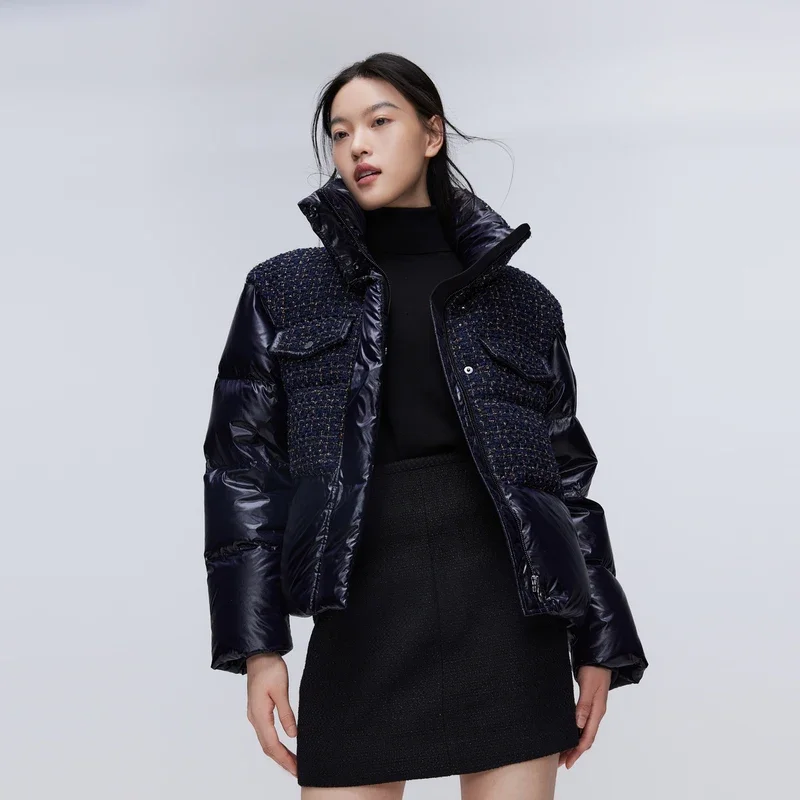 

BOSIDENG зимняя куртка на 90% гусином пуху для женщин, зимняя куртка, повседневная куртка, зимние куртки-пуховики, легкие теплые