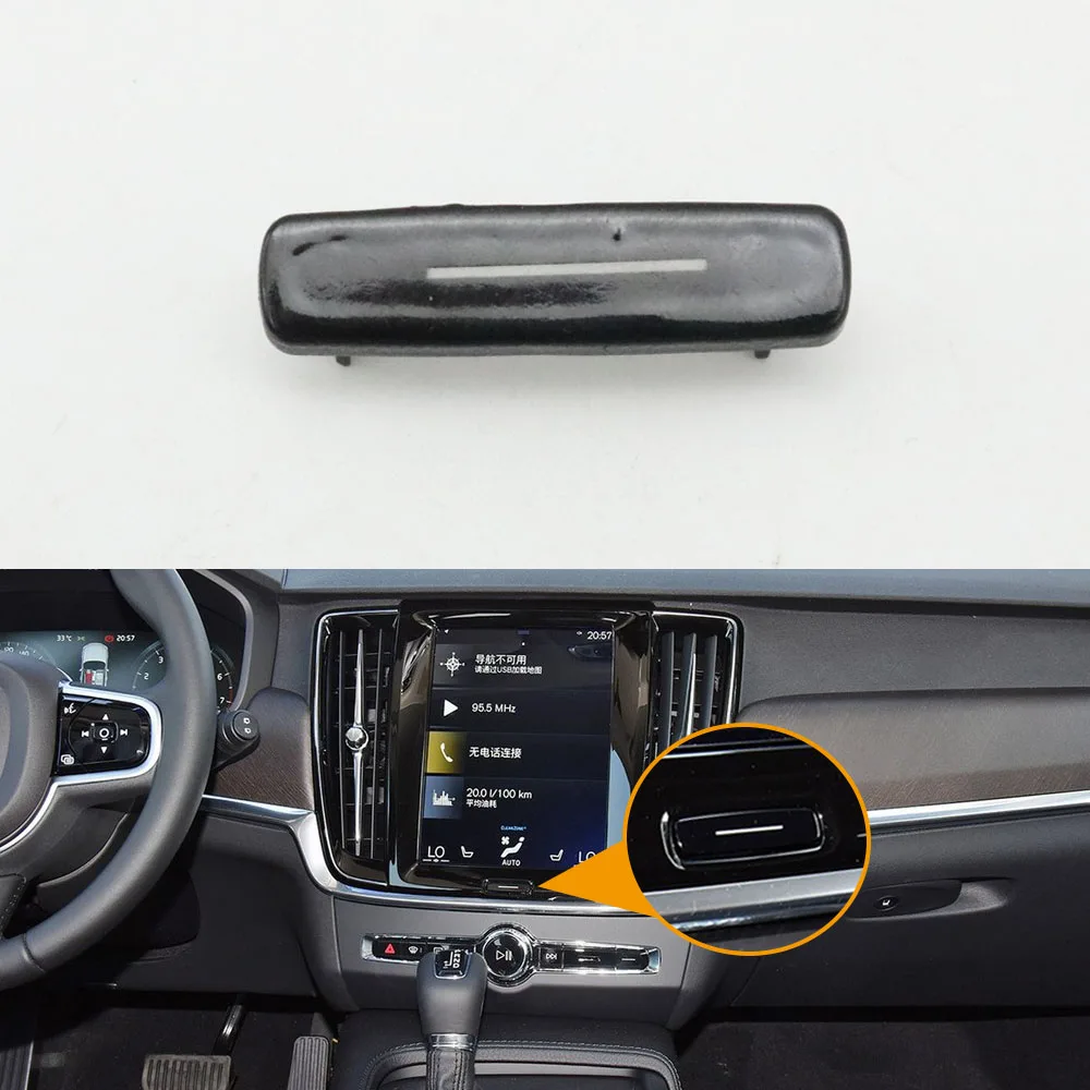 Car Interior Front Dash Central Screen Switch HOME Button Cover Lid For Volvo New S90 V90 Cross Country XC60 XC90 31466782