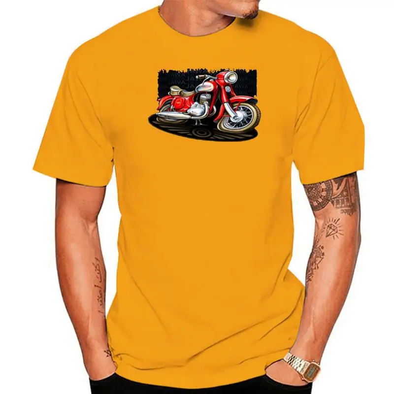 Jawa Motorcycle Shirt S-Xxxl Czech Ddr Germany Motorrad Vintage Ost2022 Hip Hop T Shirt Men Men 100% Cotton Short T Shirt