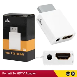 Mayflash For Wii to HDMI-compatible TV Converter Support 720P/1080P Adapter 3.5mm Audio Converter For TV Monitor PC Projector