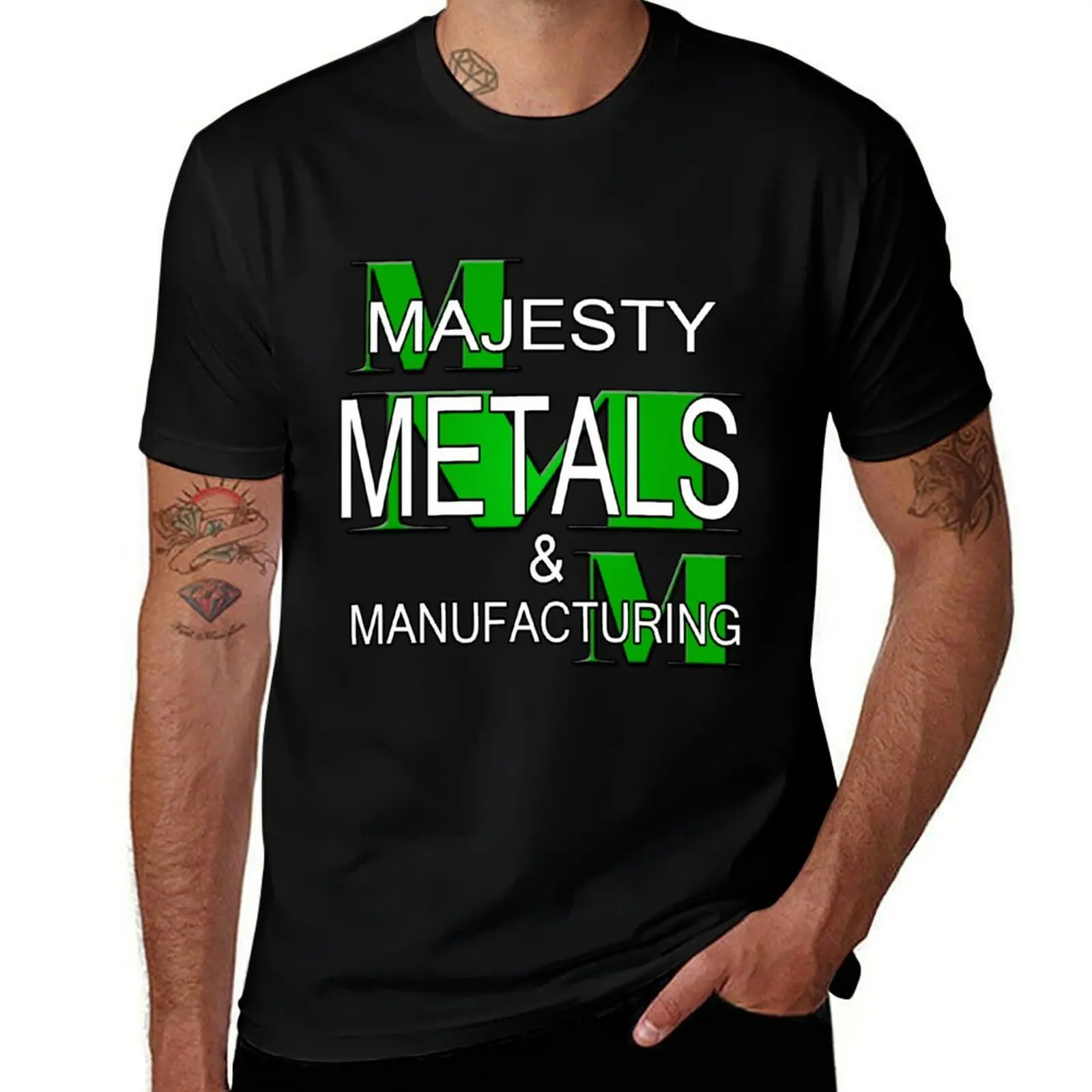 T-shirt Majesty Metals & Manufacturing, style streetwear, grande taille