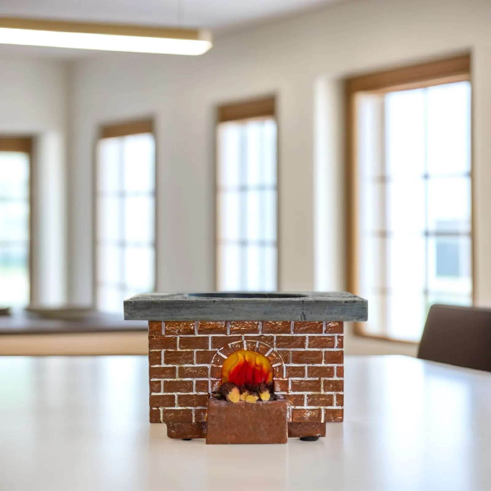 Retro Hearth Style Resin Planter Exquisite Small Flower Container for Succulent Plants Desktop Windowsill Indoor Outdoor Vintage