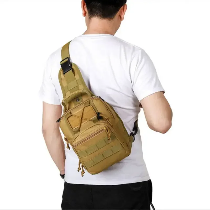 Sling Backpack Camping Adjustable Shoulder Sling Bag Small Sling Daypack For Travel Trekking Hiking Walking Biking