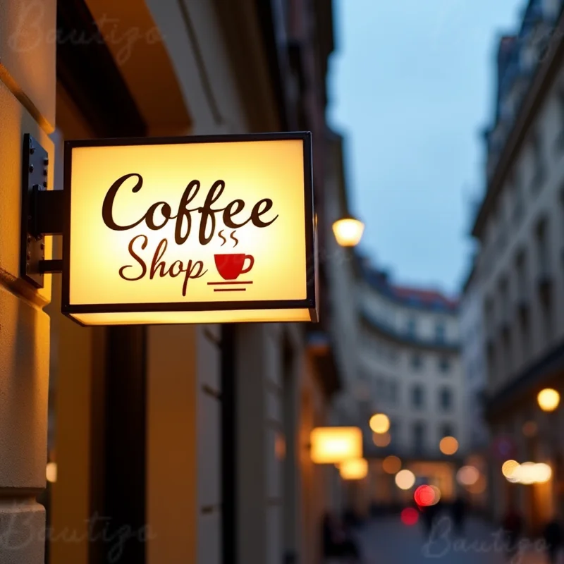 Waterproof Custom LED Light Box for Outdoor Business Acrylic Double Sided Storefront Signage