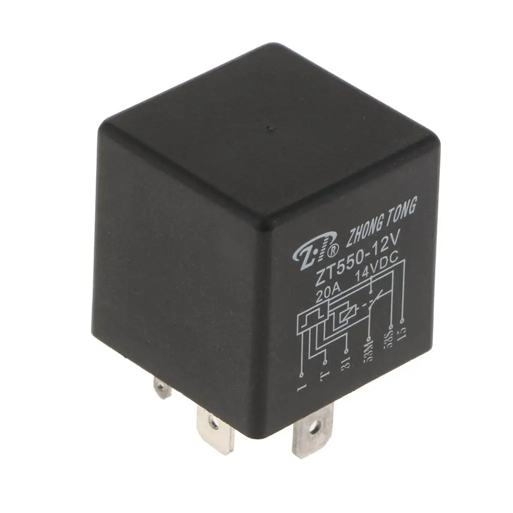 ZT603-DC12V 20A 6Pin 6P Windscreen Wiper Relay High Switching Capability Product size: 30 x 30 x 30mm/1.18 x 1.18 x 1.18inch