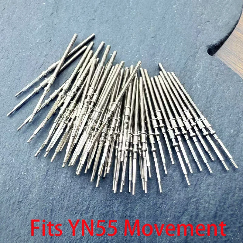 YN55 YN56 Stem Movement Watch Steel Stem Crown Kit Watch Parts For YN55 YN56 Movement Watches Stem Replace parts Movement Stem