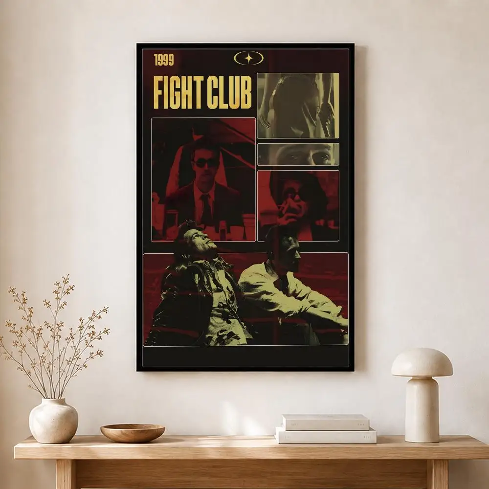 Film-Poster „Fight Club“, selbstklebender Kunst-Aufkleber aus wasserfestem Papier, Wanddekoration für Kaffeehaus, Bar, Zimmer – Detail 14