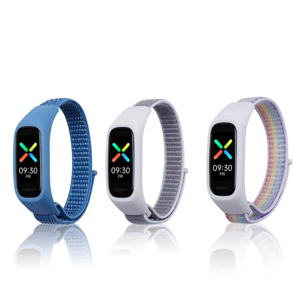 Nylon Armband Für Oppo Band Nylon Sport schleife Uhr Gürtel Armband Pulsera Correa Zubehör Gurt Sport Armband Einstellbar