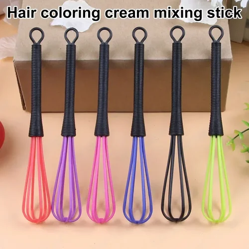 Imagen 2 del producto Batidor de plástico para crema de peluquería, mezclador de Color de cabello, agitador, cepillos para teñir el cabello, accesorios de peluquero, herramienta de peinado de salón profesional