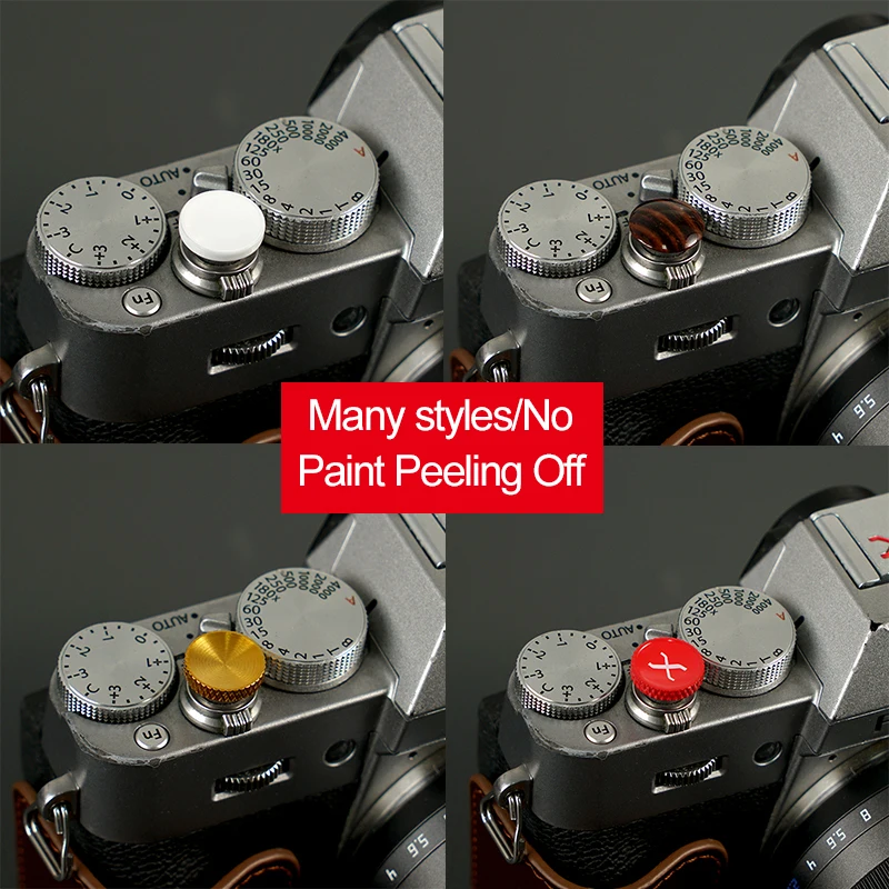 Camera ontspanknop Metaal Messing Flitsknop camera accessoires voor fujifilm x-t10 nikon f3 canon f-1 leica m3 m4 sony