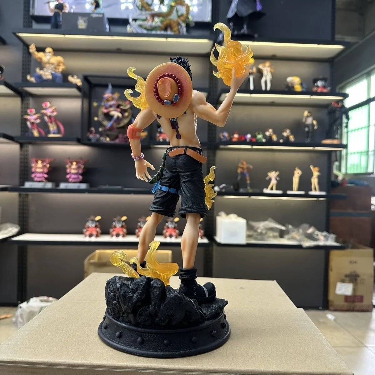36cm/14.17in Anime ONE PIECE Figure ACE Action Figures Pvc Collection Model Toys for Gifts view 3