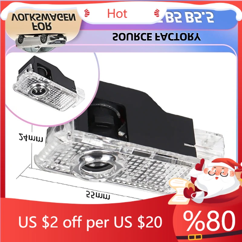 

Горячая продажа для VW VOLKSWAGEN, популярные антенны, светодиодные двери автомобиля, добро пожаловать, призрачная тень, проектор, фонари, аксессуары для VW Touareg 7L 2004-