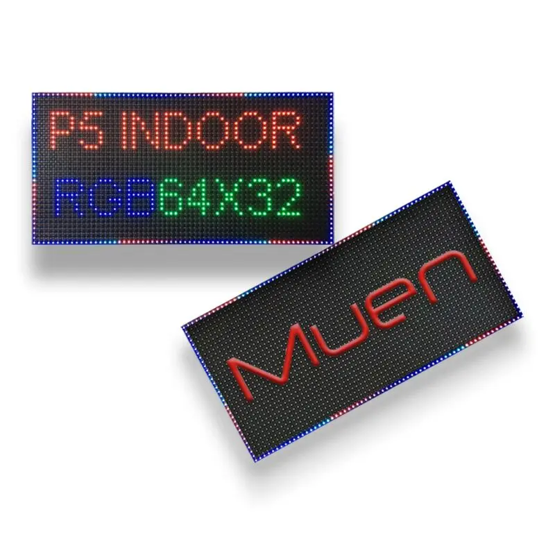 1-40 SZT. Moduł wyświetlacza LED P5 do użytku wewnętrznego, darmowa wysyłka, 320x160mm, 16 Scan, 64x32 piksele, RGB, pełnokolorowy panel ekranu LED