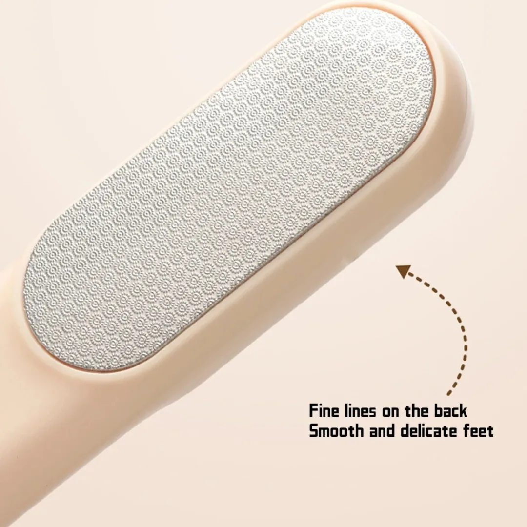 1 قطعة 2 في 1 مزدوجة الوجهين ملف القدم كعب ملف الصلب الجلد الميت الكالس مزيل التقشير العناية بالقدم عرموش المهنية باديكير أداة