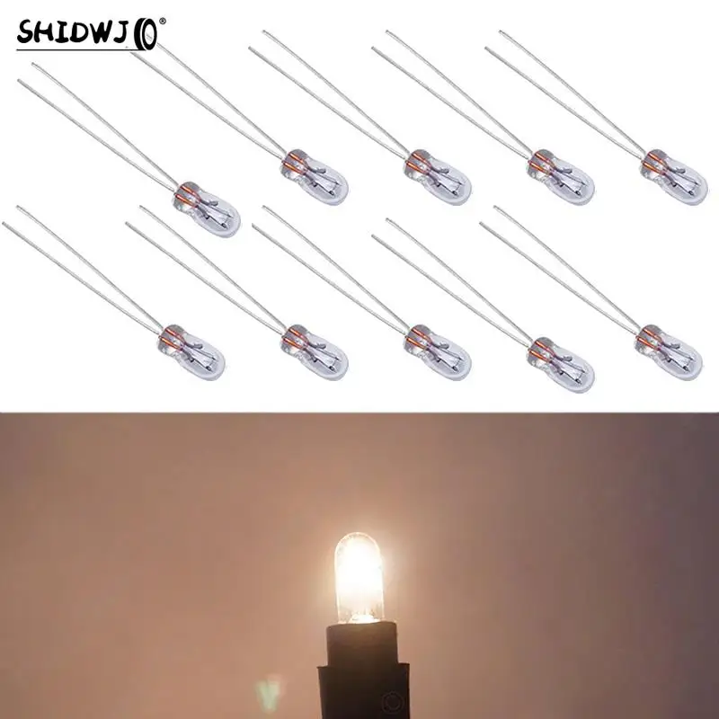 

New 10Pcs Car Dashboard Lights | Car Instrument Lamp T3 Led Dash Light Bulbs | 12 Volt LED Car Light Lamp Dash Bulbs