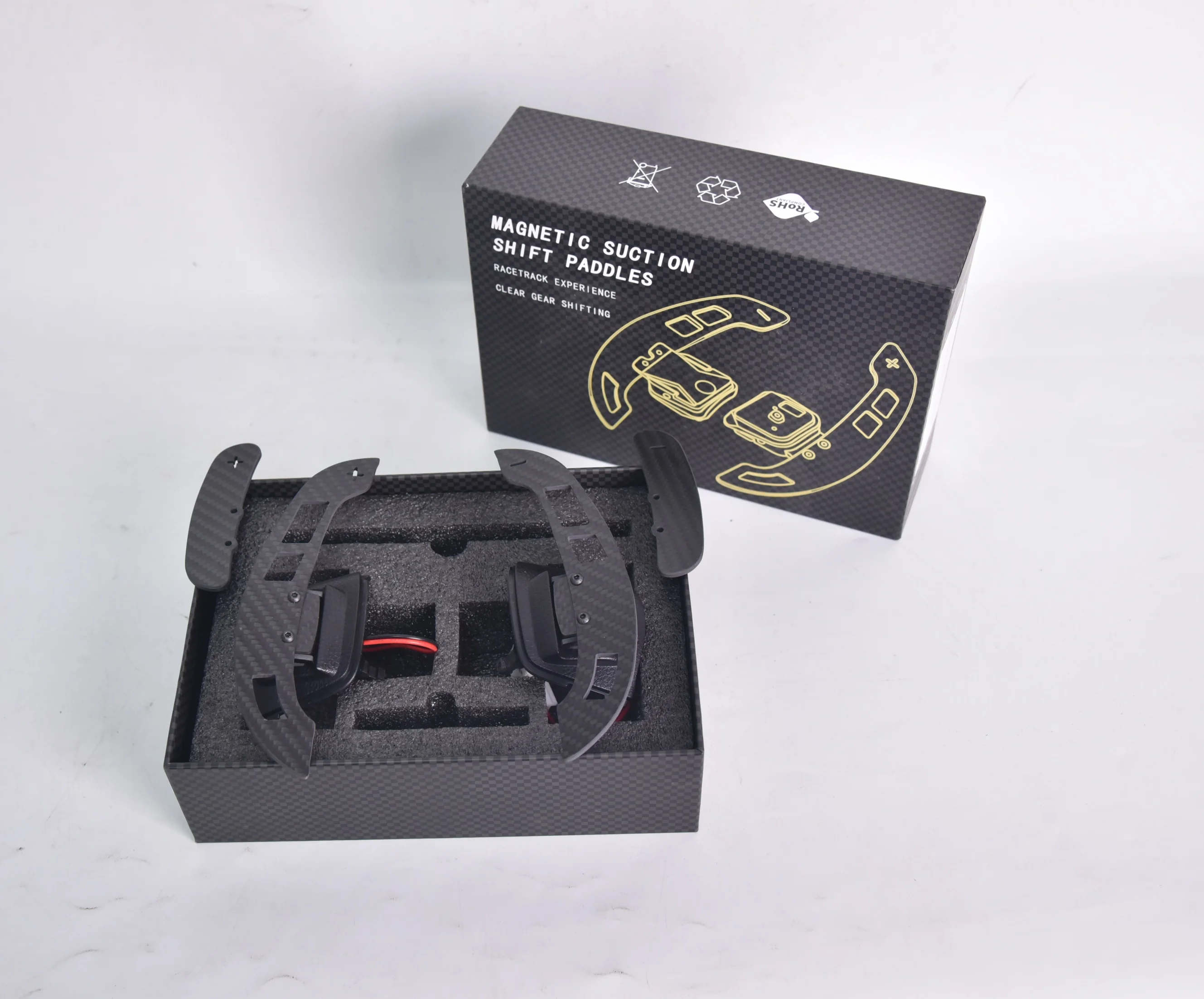 Newly Upgraded Carbon Fiber Magnetic Shift Paddles Enhance Driving Experience Suitable for Honda Accord 9th
