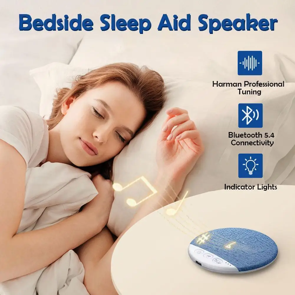 Bedroom Pillow Speaker For Sleeping Multi-functional Bluetooth Music Audio With White Noise Immersive Sleep Perfect GIft