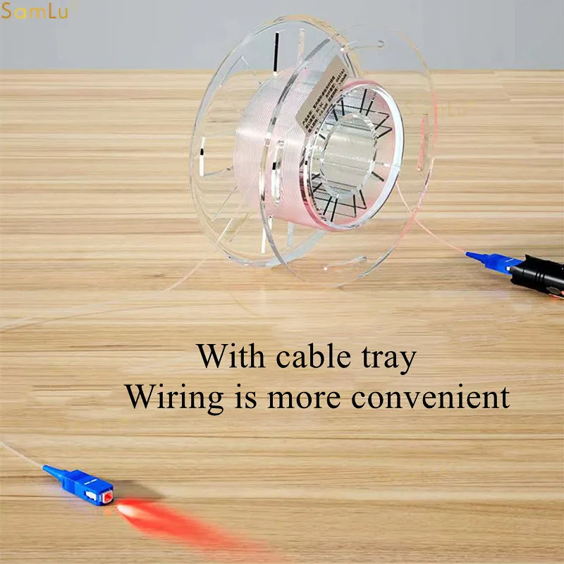 Gigabit SC Indoor Invisible Transparent Optical Fiber Hidden Indoor Single-core Optical Cat Optical Fiber Extension Cable FTTH