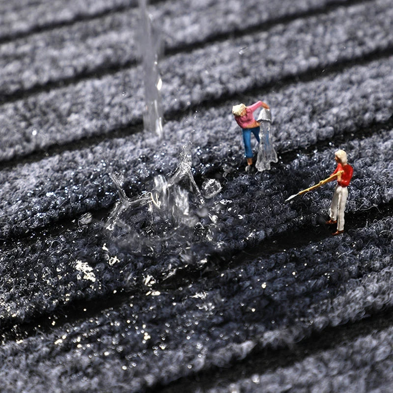 Alfombra a rayas para entrada de casa, alfombrilla antideslizante absorbente de agua para el hogar, cocina, pasillo Alfombra a rayas para entrada de casa, alfombrilla antideslizante absorbente de agua para el hogar, co