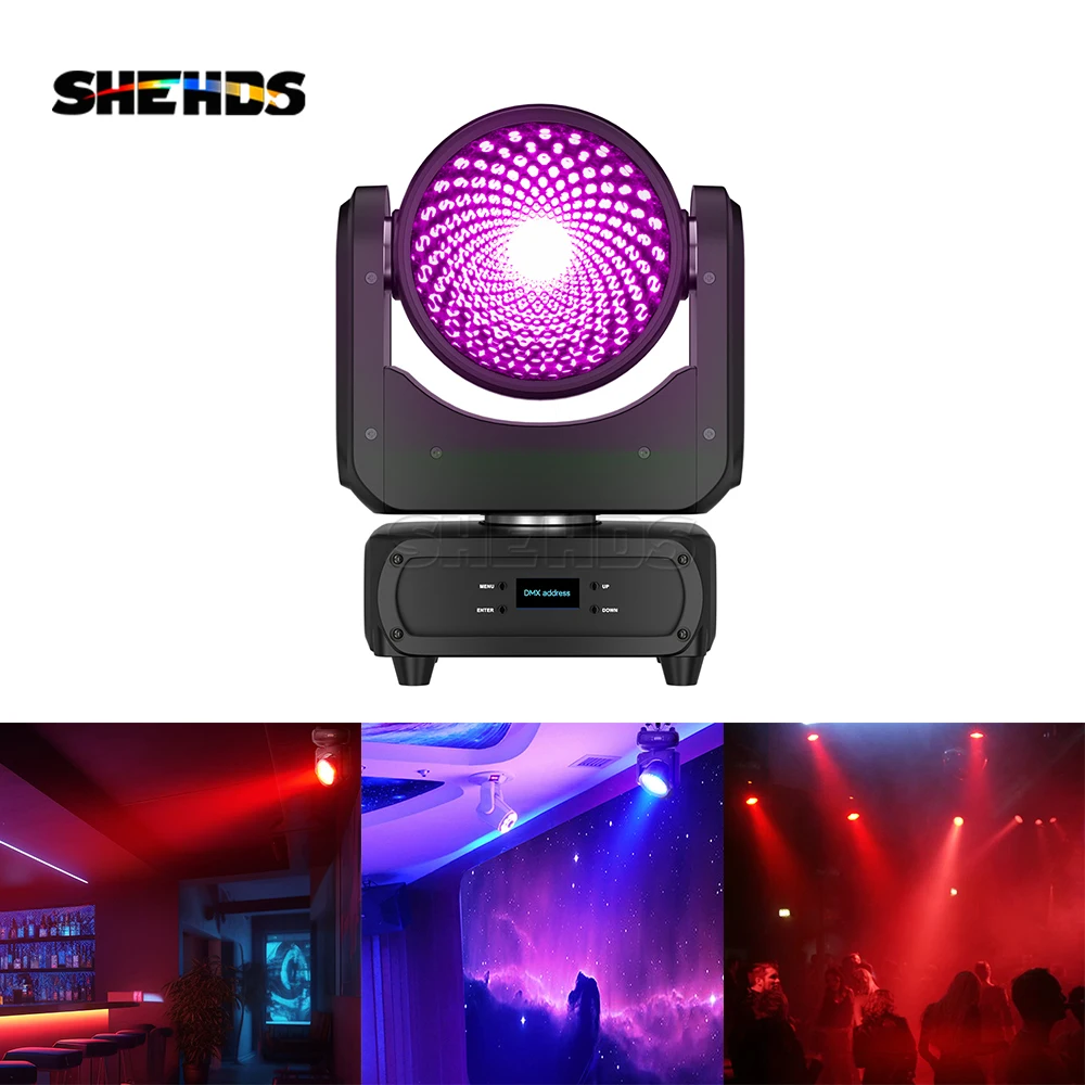 120W LED Moving Head Wash Light RGBW Party Lights For DJ Disco Wedding Stage Light Effect Professional Linear CTO Brightness