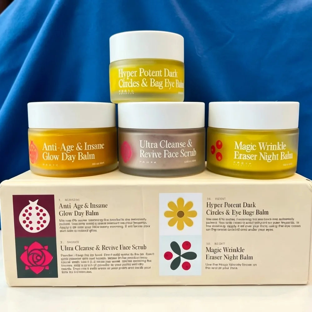 Magic Wrinkle Eraser Night Balm Insane Glow Day Brand Cream Set Froya Organics The Complete System For Mature Women's Skin Set