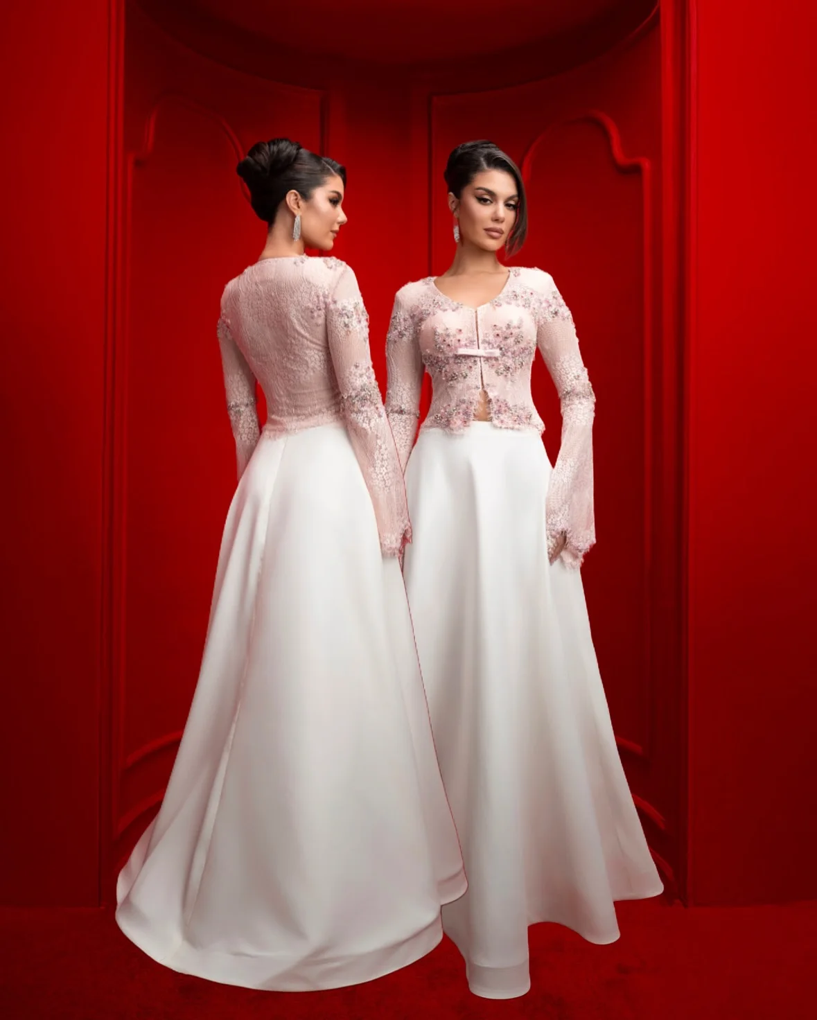 Topmode gezwollen vrouwen rok lange rok elegant satijn geweldige vrouwelijke rokken Saia lente en herfst taft rok op maat gemaakt