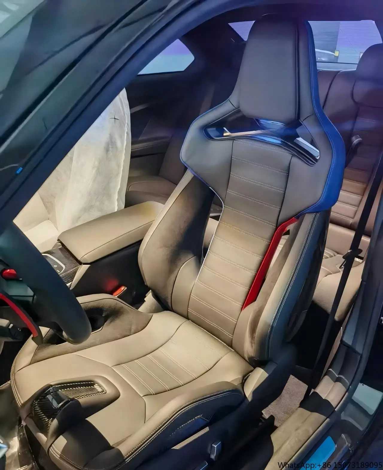 For  X3M X4M F97 F98 Carbon Fiber Bucket Seat Luxury Sport Design High-end Car Interior Refit Parts
