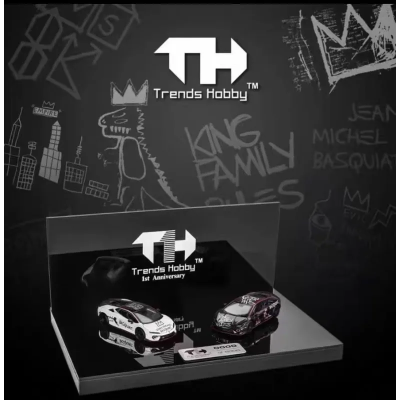 TH 1:64 Lamborghini Mavericks One Year Anniversary Commemorative Set Die Cast Alloy Car Model.