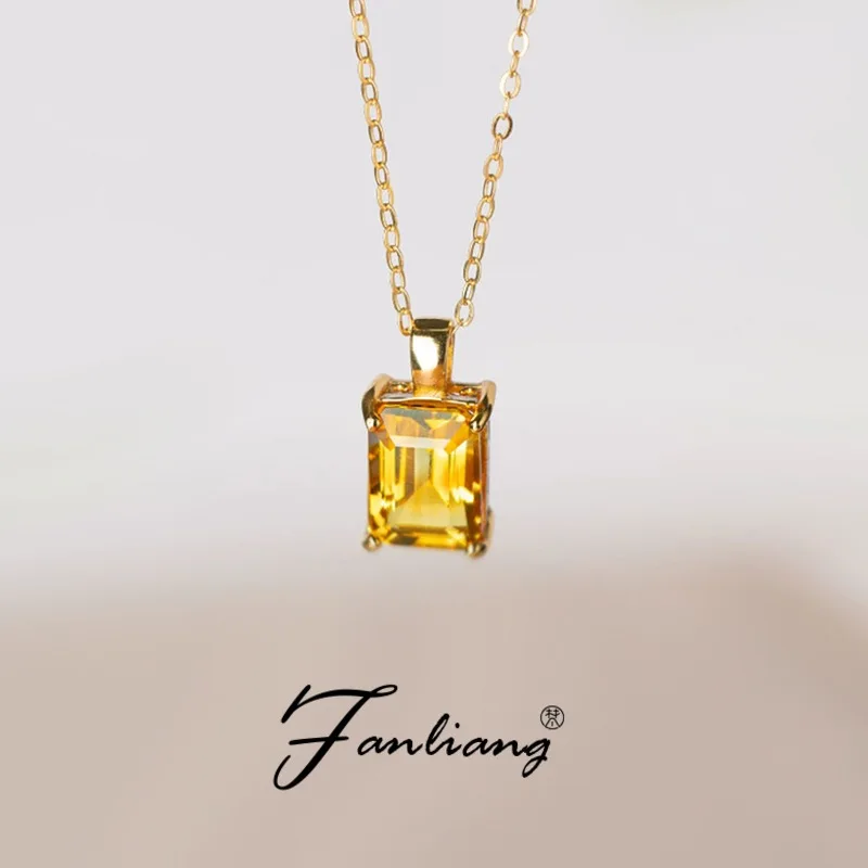 bracelet-hand-string-lucky-transfer-advanced-natural-citrine-necklace-female-s925-sterling-silver-gem-colored-diamond-pendant