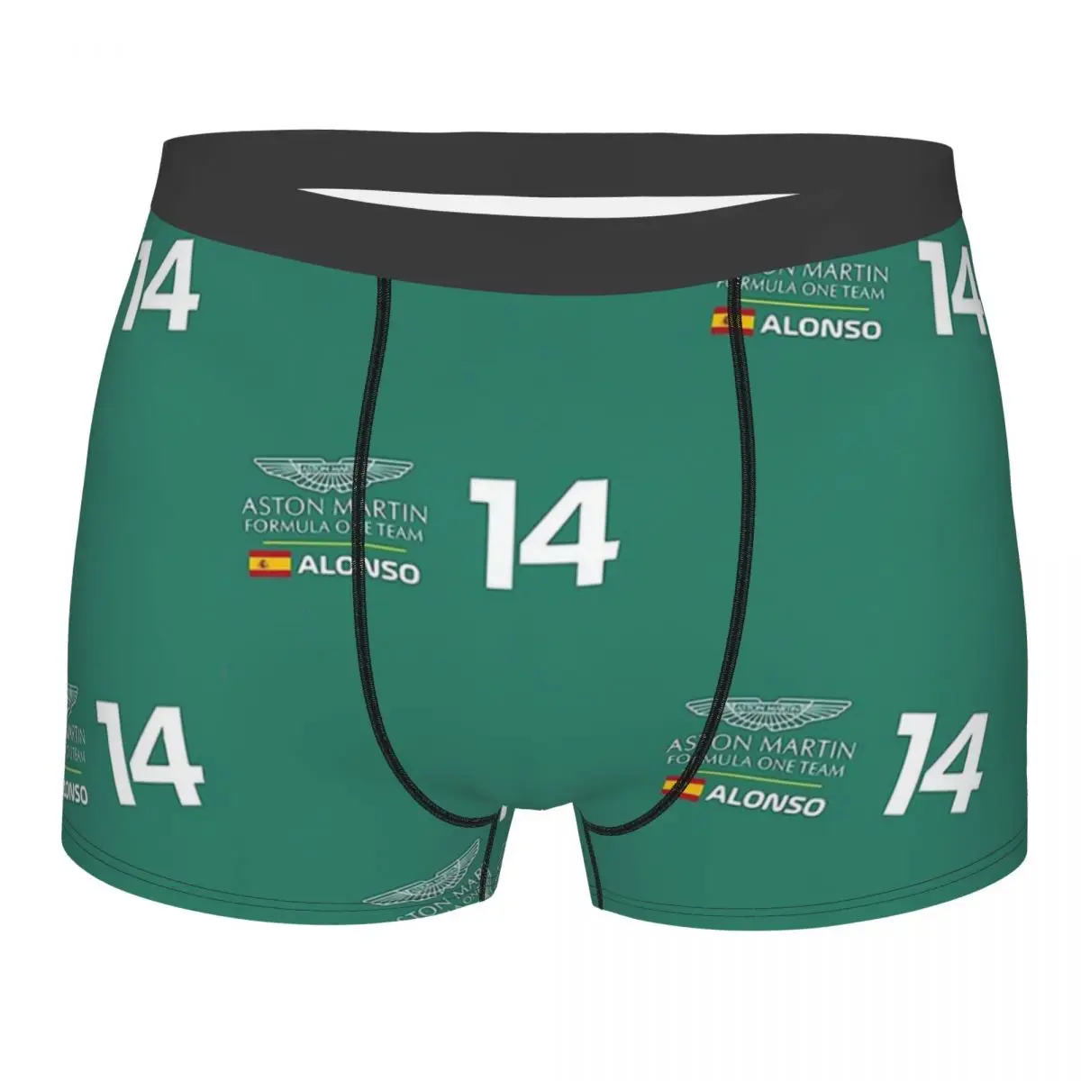 

Fernando Alonso 14 F1 - Formula One2 Men's Boxer Briefs Highly Breathable Underpants Top Quality Print Shorts Birthday Gifts