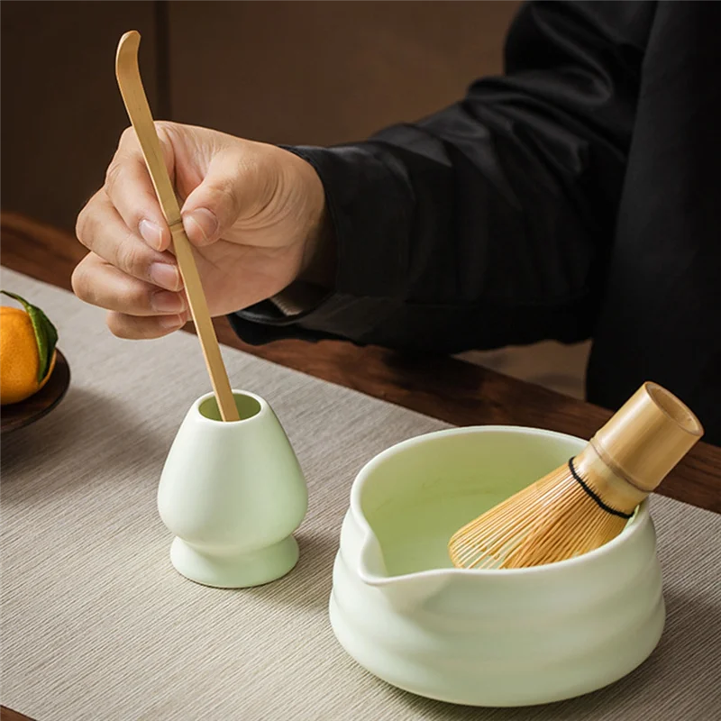 -A12R Japanese Matcha Tea Set Japanese Matcha Tea Set Ideal For Tea Ceremony, Office Or Gift