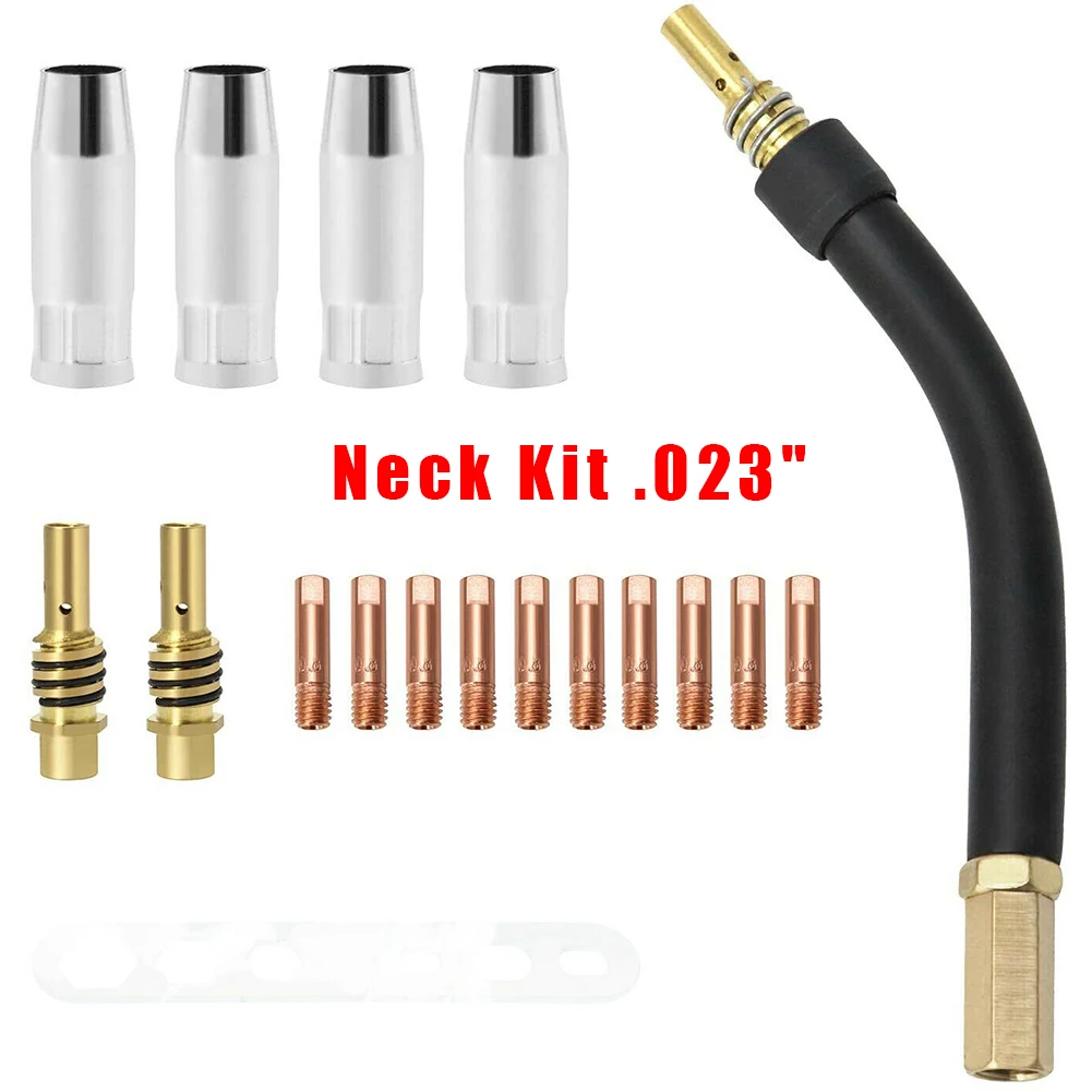 

High Quality Spot Welding Parts Spot Welding Tool Nozzle 17pcs/set Accessories Parts Replacements Torch Neck AK15
