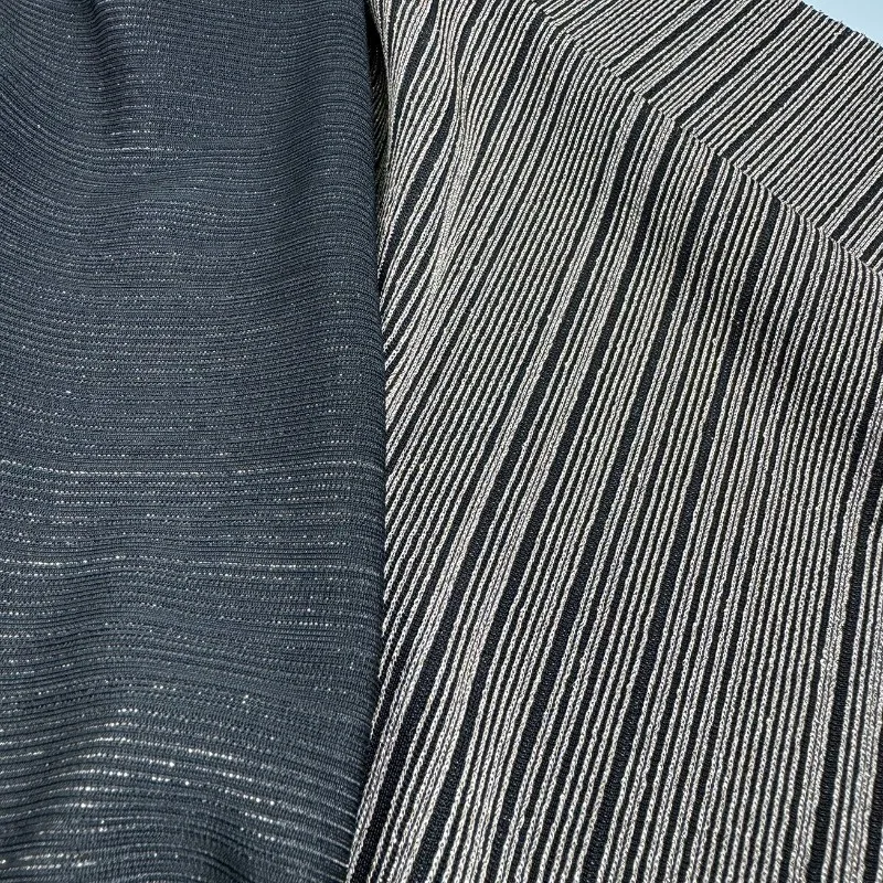 Elasticity Knitted Gold Silver Thread Fabric Fashion Clothing Dresses Wedding Stage Decorations Dance Costumes Cloth Diy Sewing