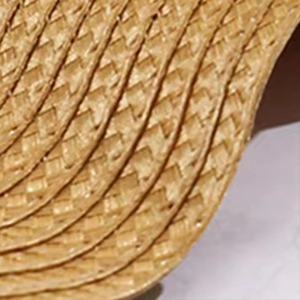 A79I Tappetino da pranzo occidentale con bordo auricolare in legno, resistente all'olio, impermeabile, sporco e isolante termico, colore champagne