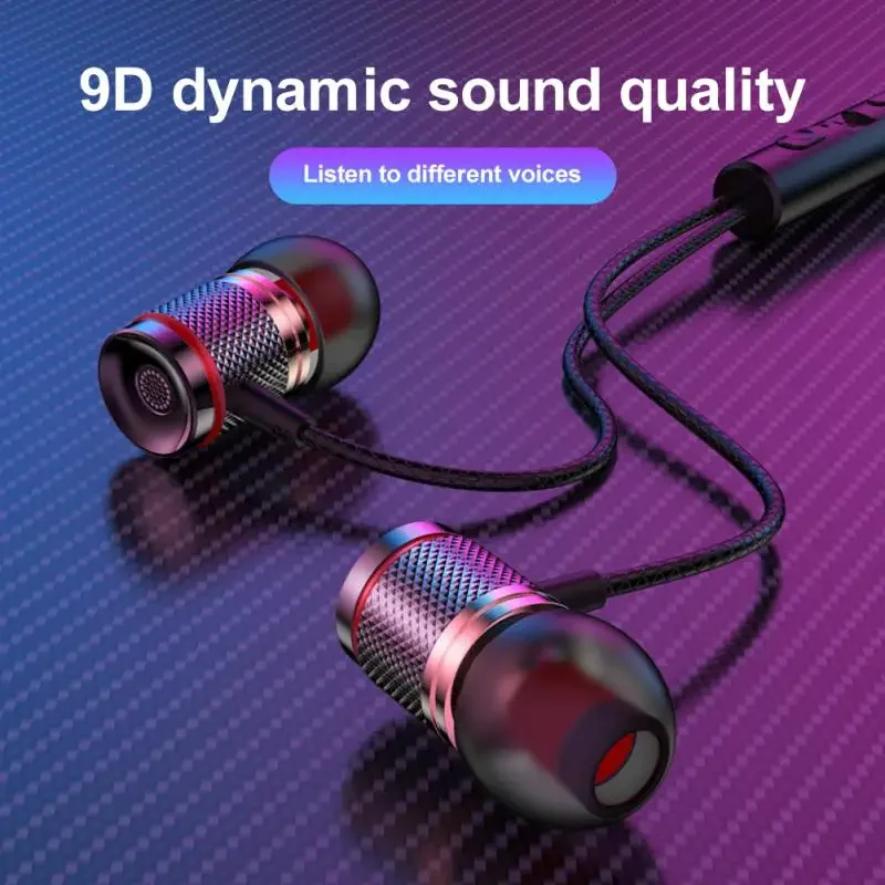 Wired Headphones DAC Type-C 3.5mm Headset 9D Bass Stereo Earbuds In-Ear Handsfree Earphones For S20 S10