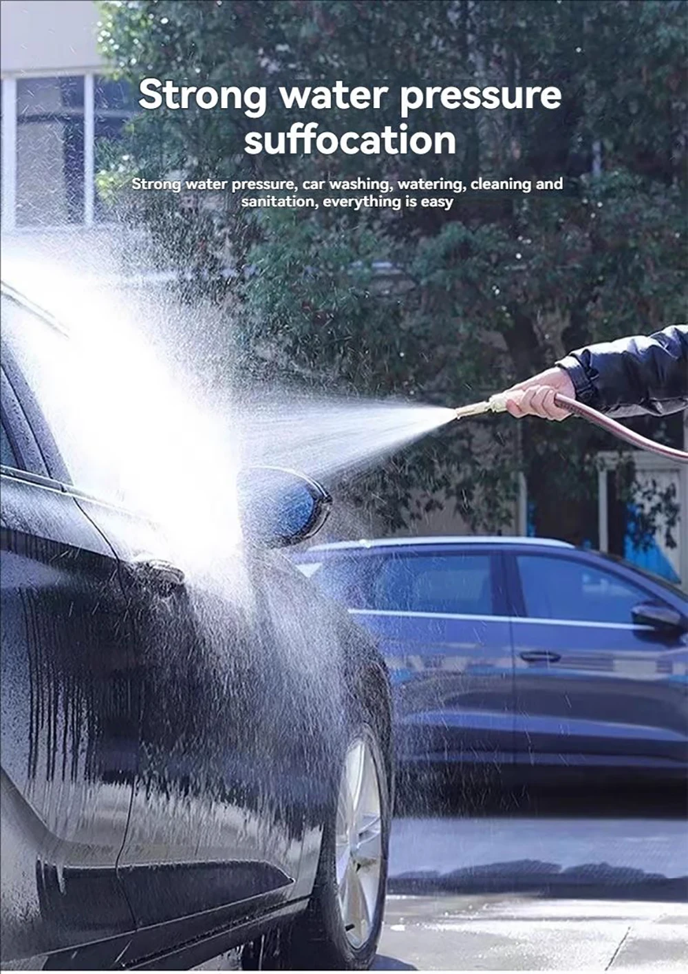 1 Set Wasserleitung, geeignet für Hochdruck-Autowaschpistolen, Haushaltssprühpistolen für Wasserpistolen, Autowaschdüsen – Detail 5