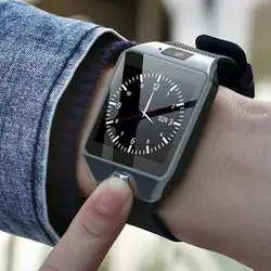 Reloj inteligente DZ09 para hombre y mujer, dispositivo deportivo con Bluetooth y cámara, compatible con tarjeta SIM TF, podómetro, llamadas, para teléfono Android, PK Q18