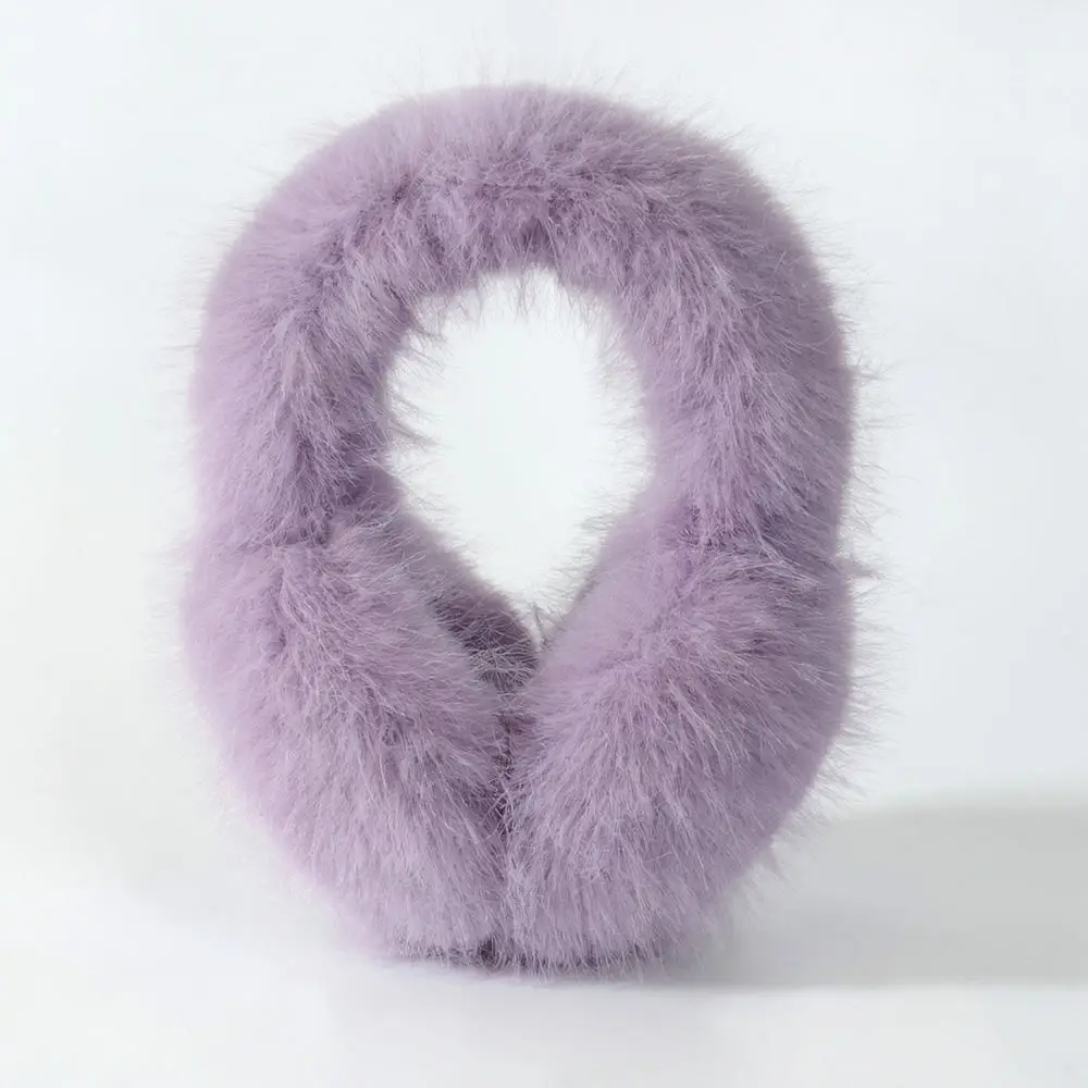 Winter Ear Muffs Faux Thermal Earmuffs Foldable Soft Plush Ear Protection For Cold Weather Outdoor Sports Daily Use
