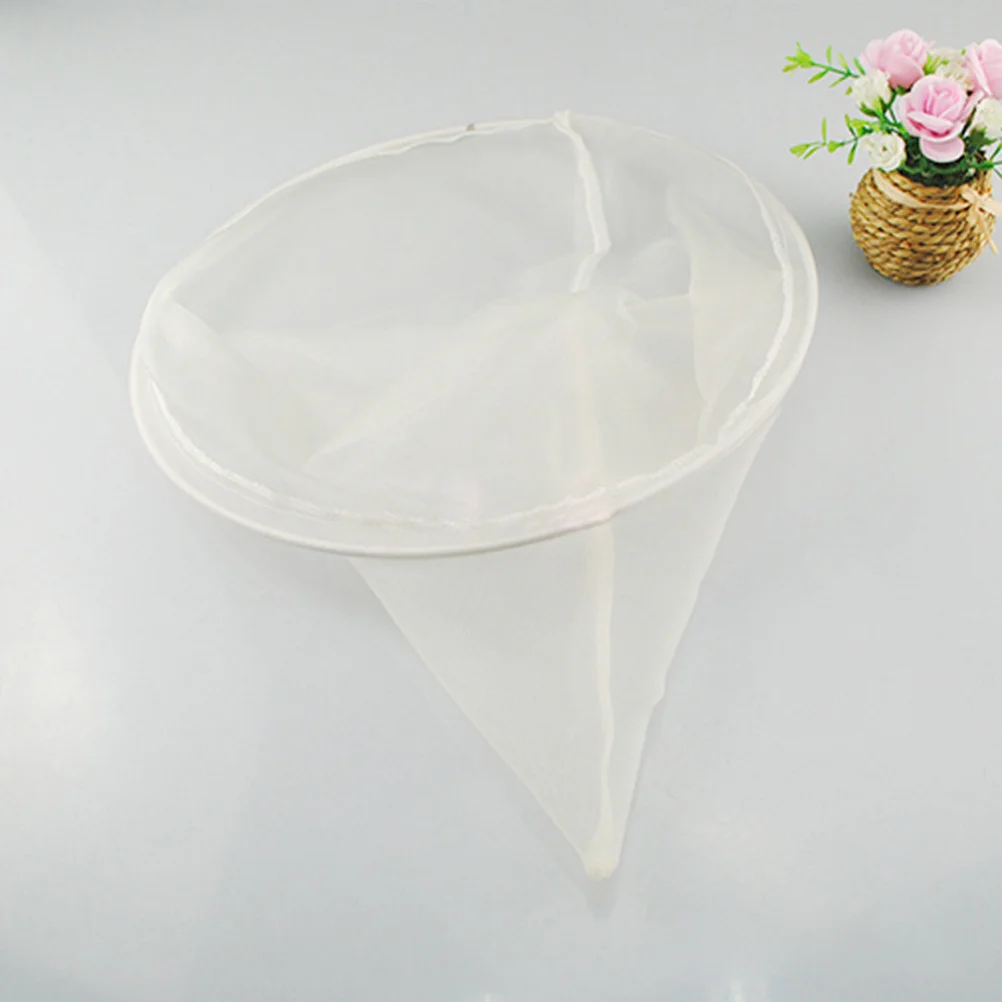 

2pcs Honey Filter Bag Reusable 80 Mesh Nylon Strainer For Beekeeping Filtering Honey Nut Milk Juice Herbal Tea Food Grade Tool