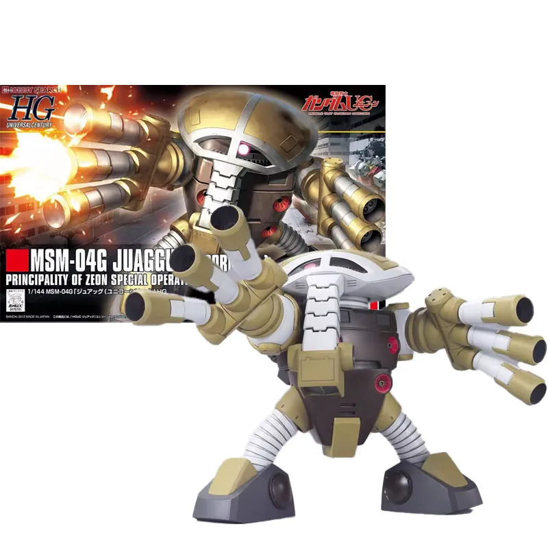 bandai-original-hguc-1-144-anime-msm-04g-juaggu-kit-de-modele-d'assemblage-figurine-jouets-pour-enfants-cadeau-de-collection
